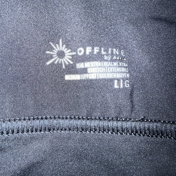 OFFLINE By Aerie Real Me XTR Ruffle Strap Sports Bra Large - Picture 8 of 10